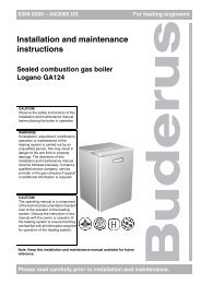buderus logano g115 user manual